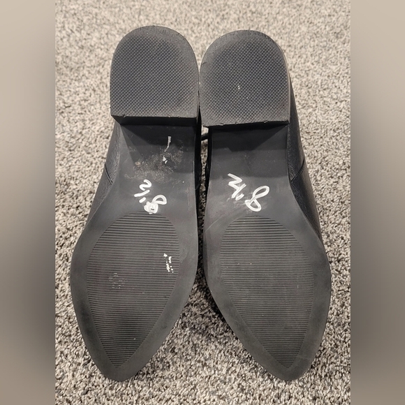 Steve Madden Peele Ankle Boots Womens Size 8.5 Black Leather Casual Zip - Picture 12 of 12